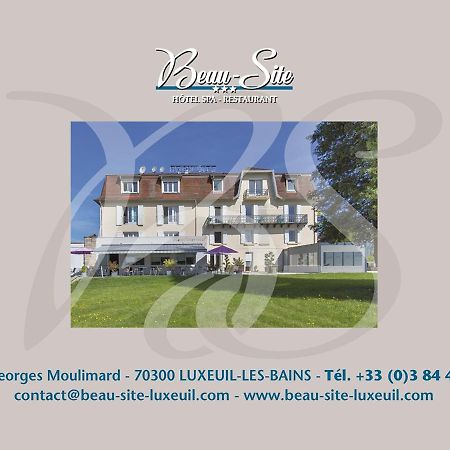 Logis Hotel Restaurant Spa Beau Site Luxeuil-les-Bains Exterior photo