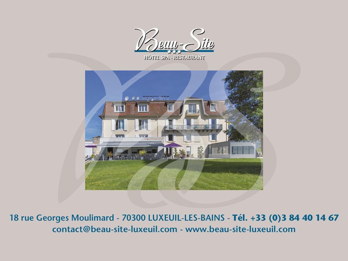 Logis Hotel Restaurant Spa Beau Site Luxeuil-les-Bains Exterior photo